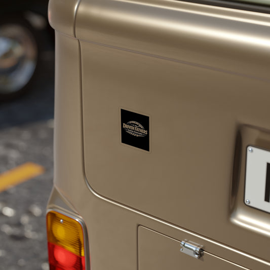 Driven Fathers Die-Cut Outdoor Sticker – 'Raising Renegades' Logo